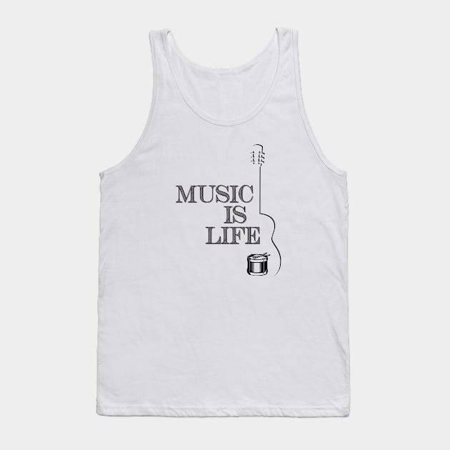 Music is life Tank Top by YellowMadCat